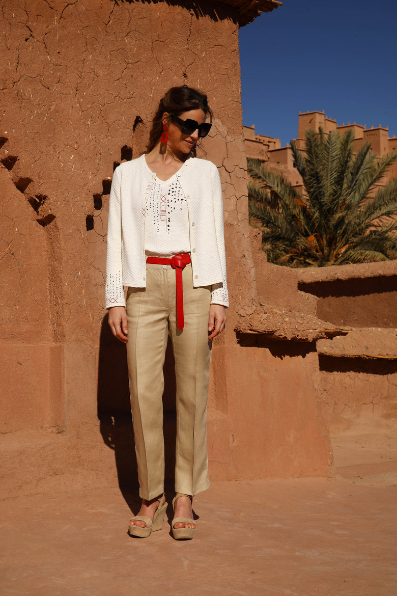 vêtement artist la marque pull-au-fil-de-lin