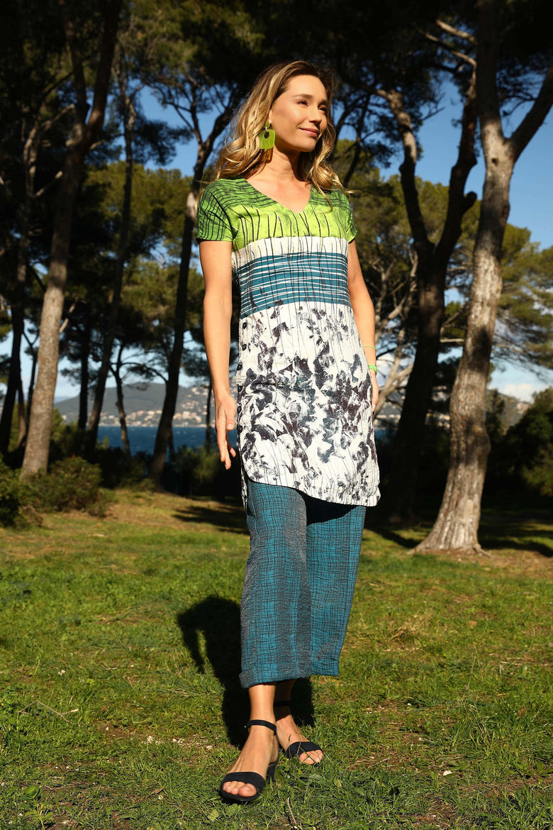 vêtement artist la marque robe-tunique-un-ete-sous-les-pins