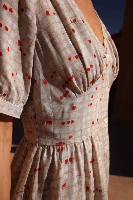vêtement artist la marque robe-au-fil-de-lin