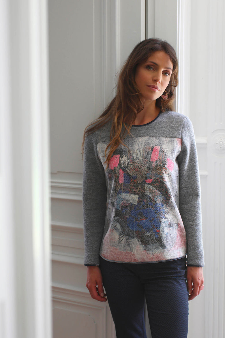 vêtement artist la marque pull-imprime-luminescence