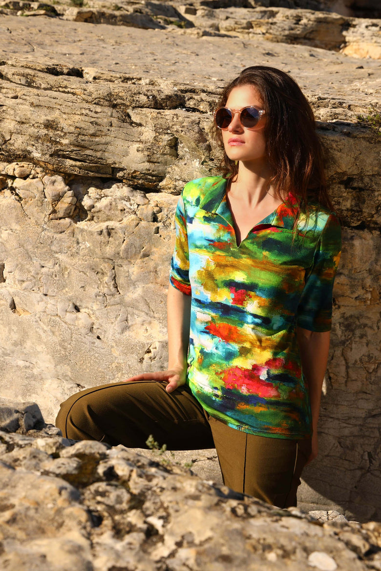 vêtement artist la marque top-manches-coudes-les-beaux-jours