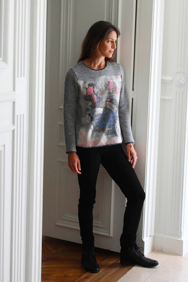 vêtement artist la marque pull-imprime-luminescence