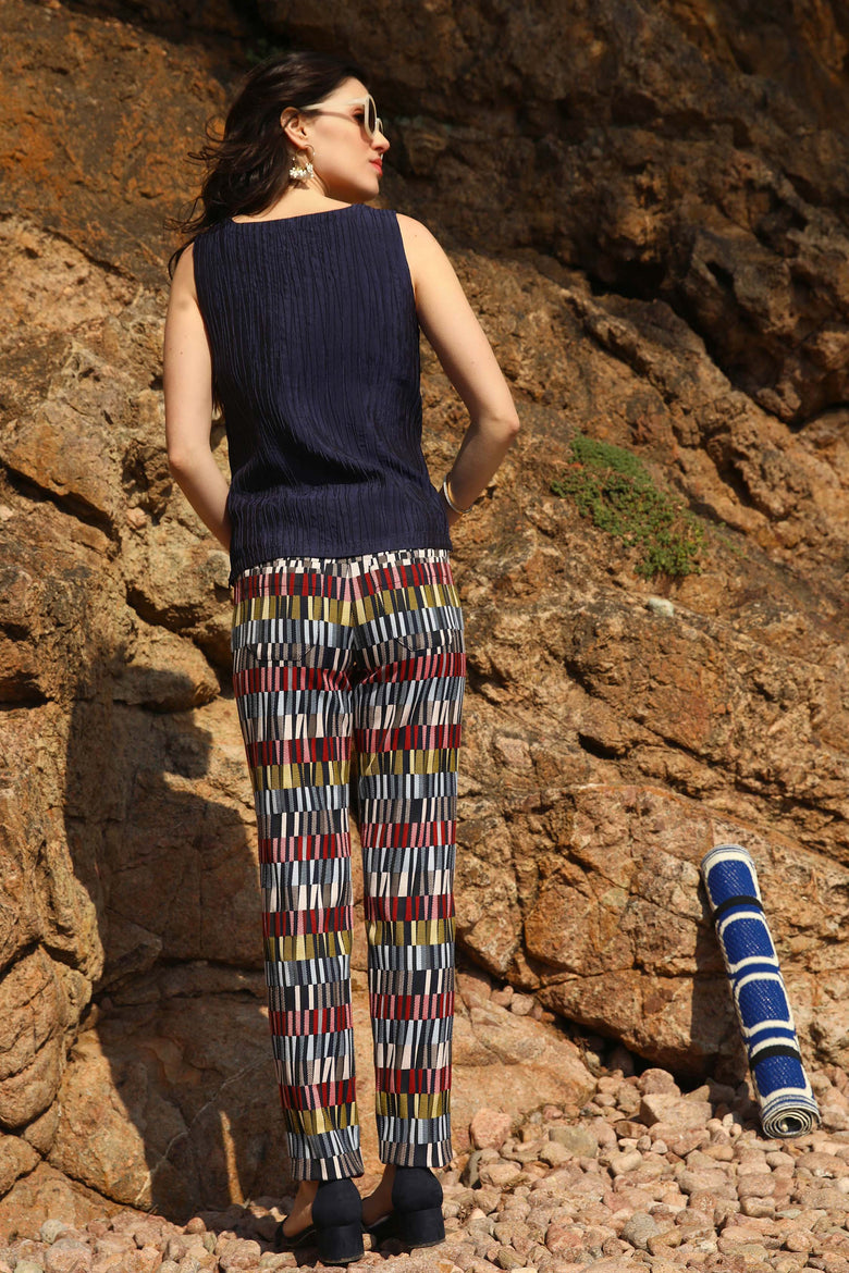 vêtement artist la marque pantalon-jacquard-nouvelle-vague