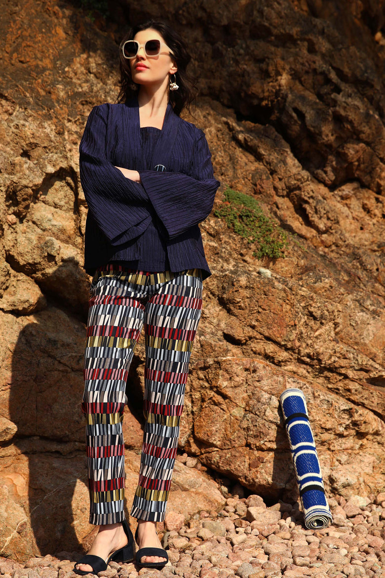 vêtement artist la marque pantalon-jacquard-nouvelle-vague