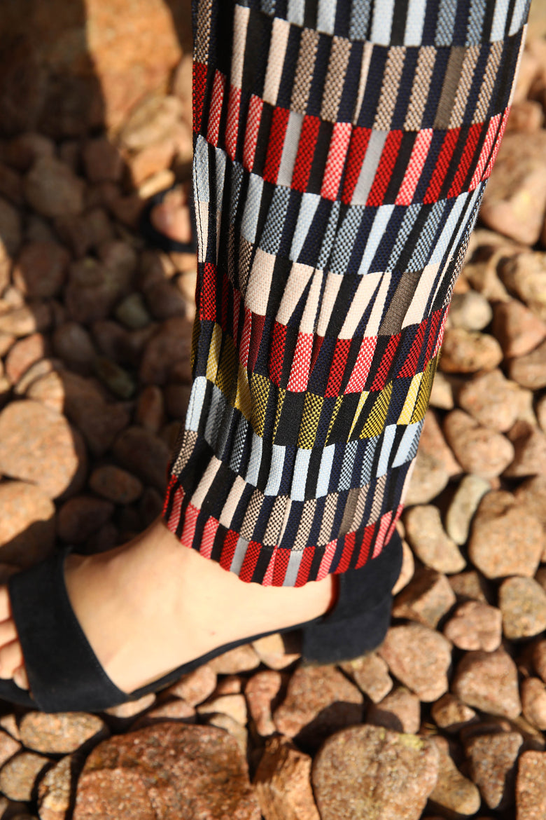 vêtement artist la marque pantalon-jacquard-nouvelle-vague