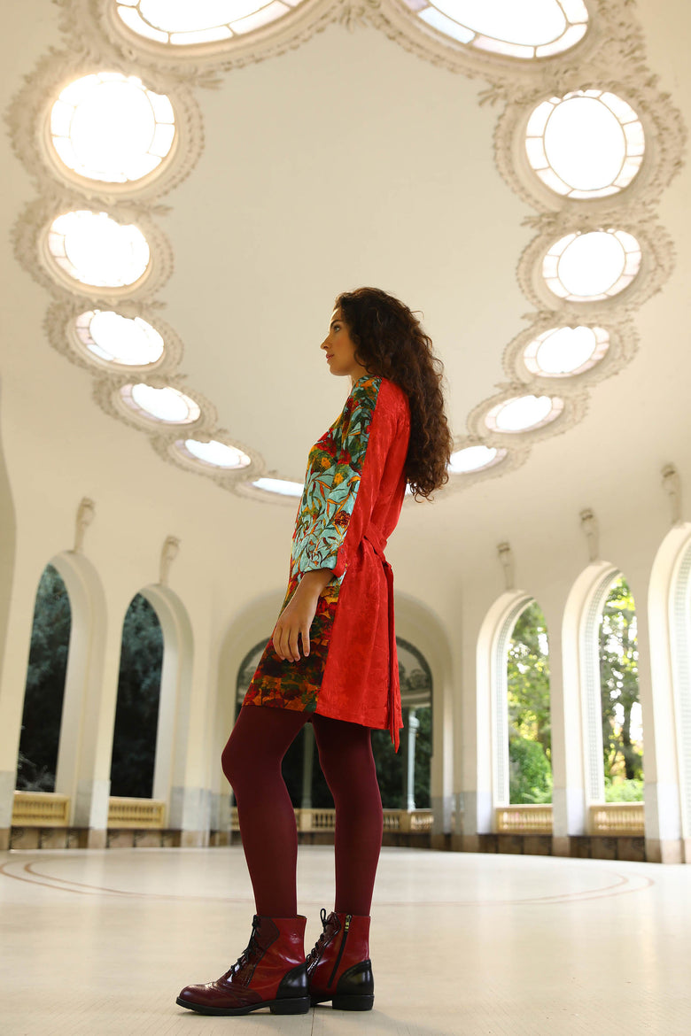vêtement artist la marque robe-tunique-jardins-enchantes