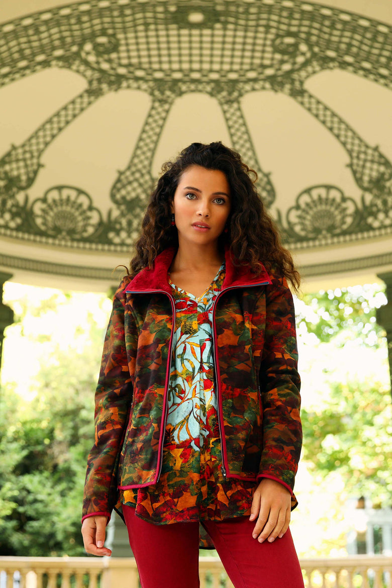 vêtement artist la marque veste-jardins-enchantes