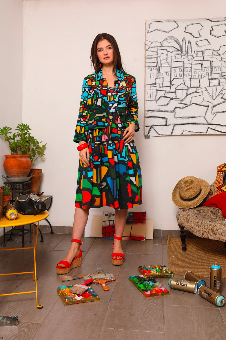 vêtement artist la marque robe-bretelle-pdc