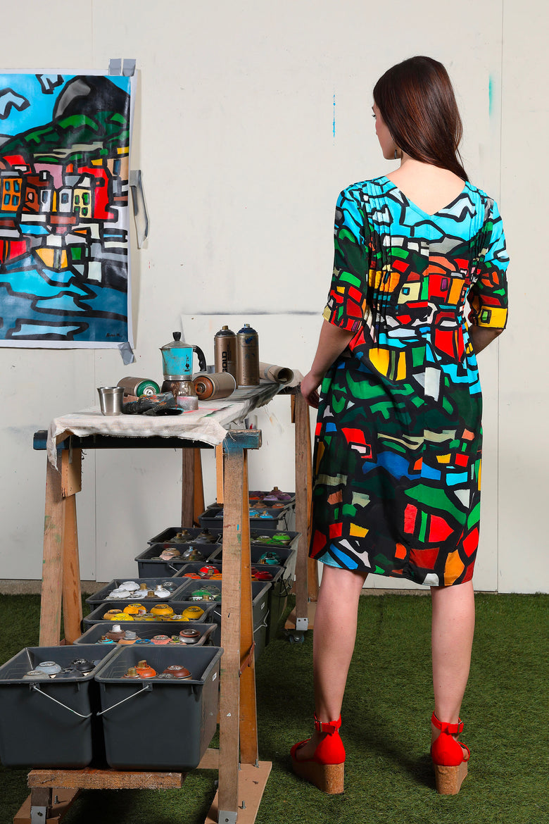 vêtement artist la marque robe-manches-pdc