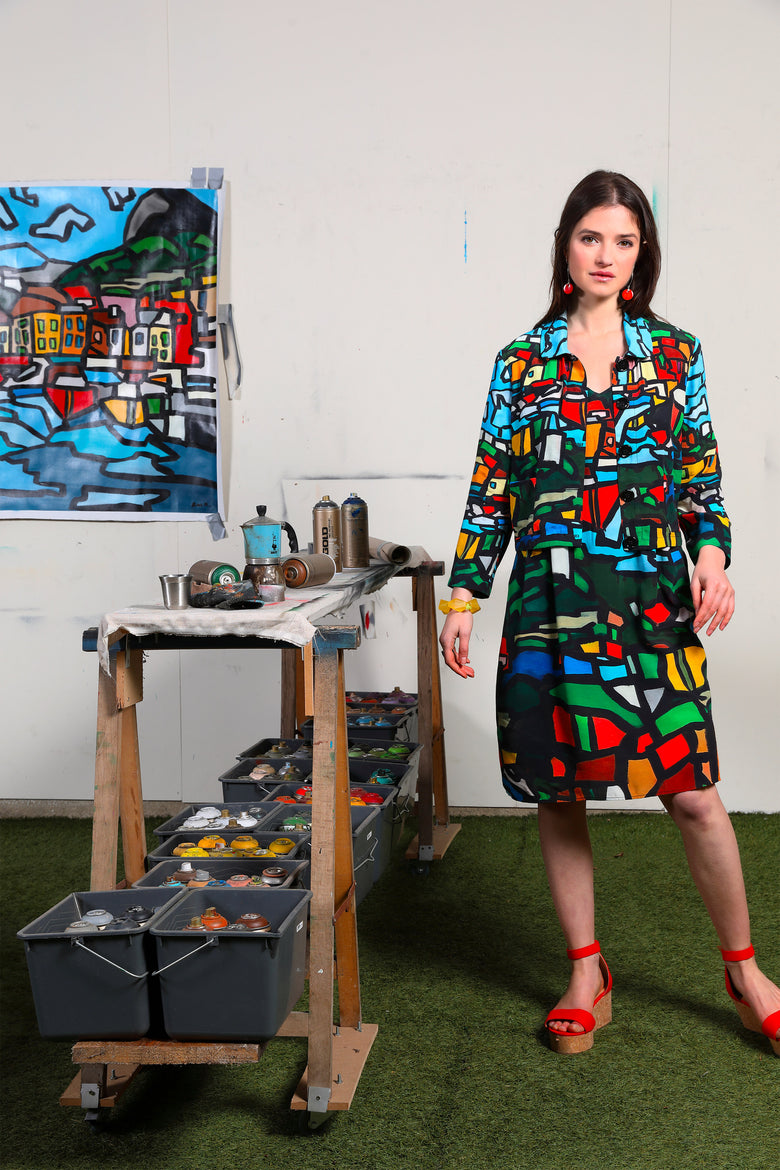 vêtement artist la marque robe-manches-pdc