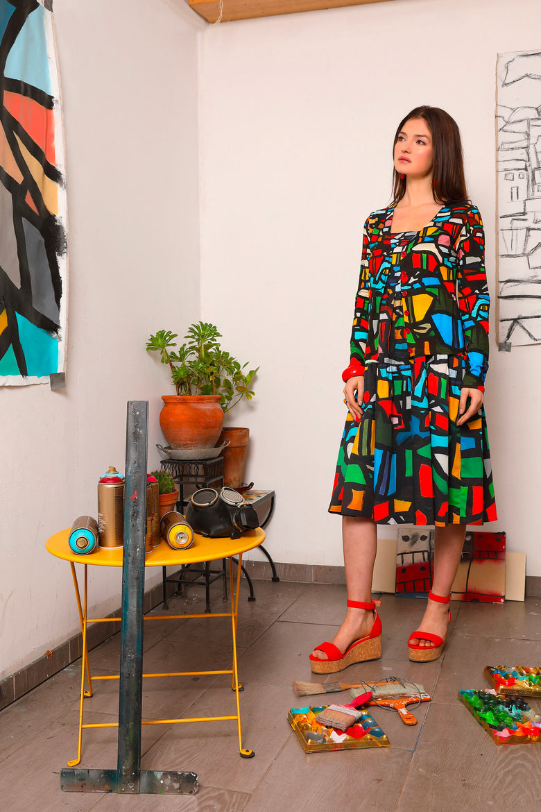 vêtement artist la marque robe-bretelle-pdc