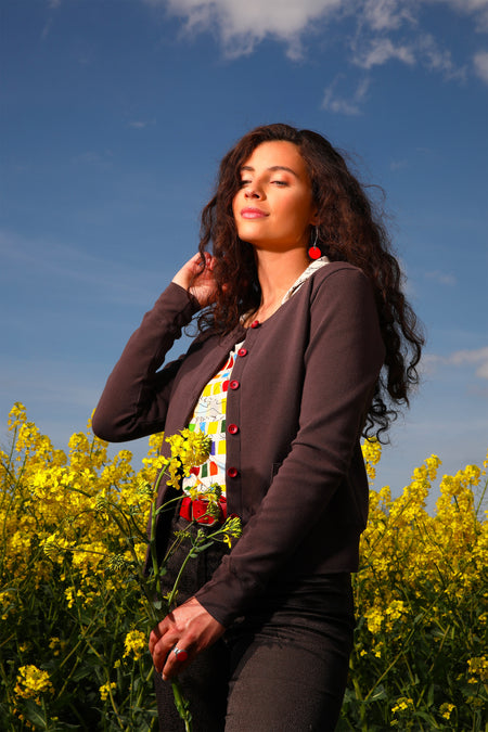 vêtement artist la marque cardigan-tricote-lhf