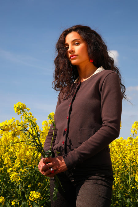 vêtement artist la marque cardigan-tricote-lhf