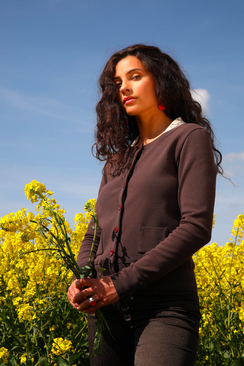 vêtement artist la marque cardigan-tricote-lhf