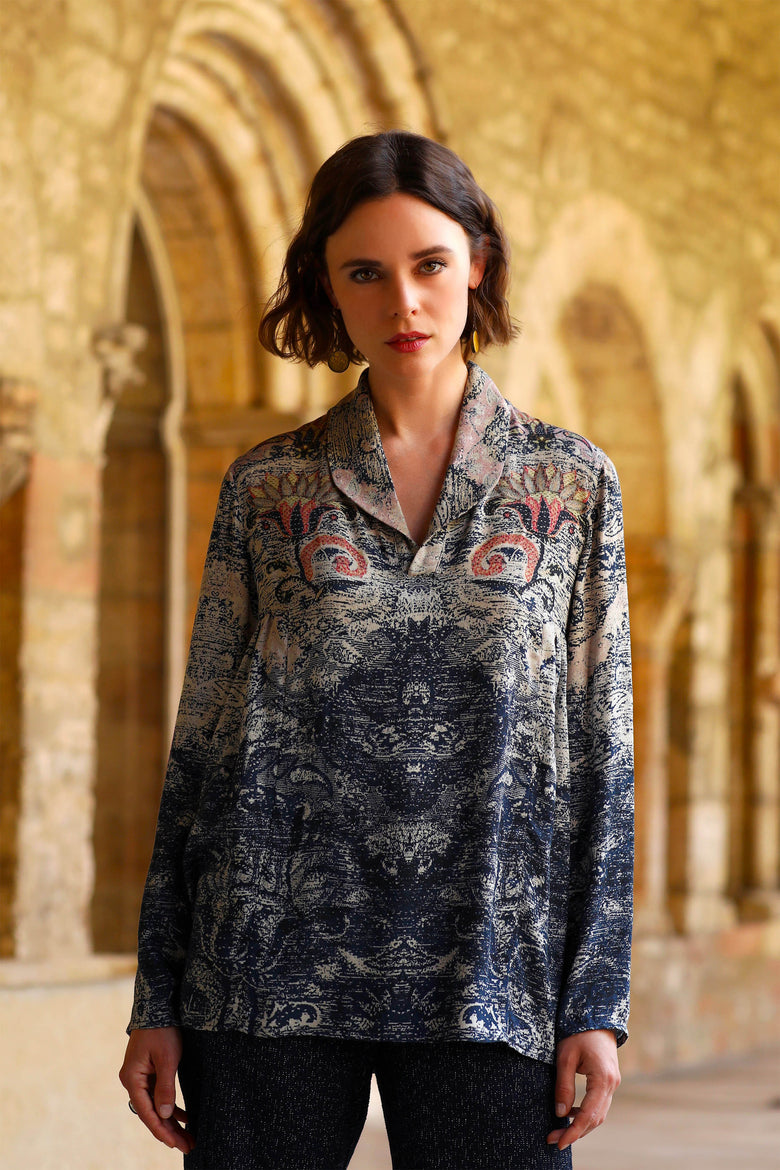 vêtement artist la marque top-ample-tapisserie