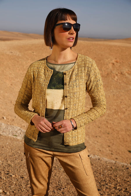 vêtement artist la marque cardigan-safari
