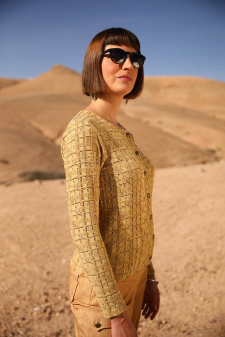 vêtement artist la marque cardigan-safari