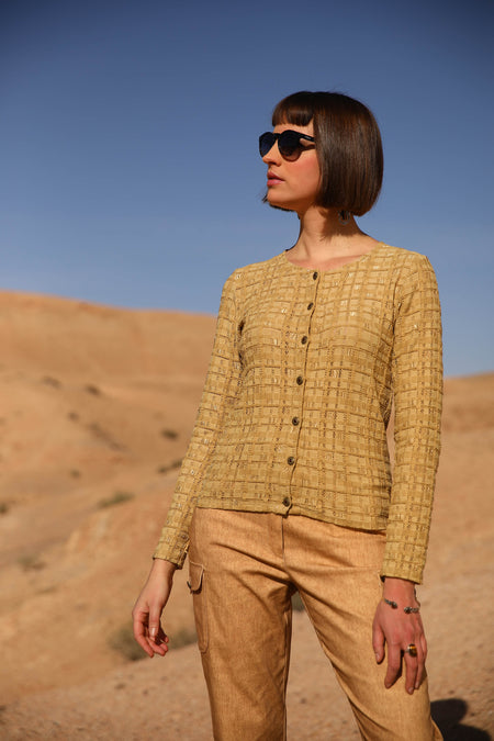 vêtement artist la marque cardigan-safari