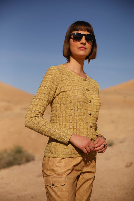 vêtement artist la marque cardigan-safari
