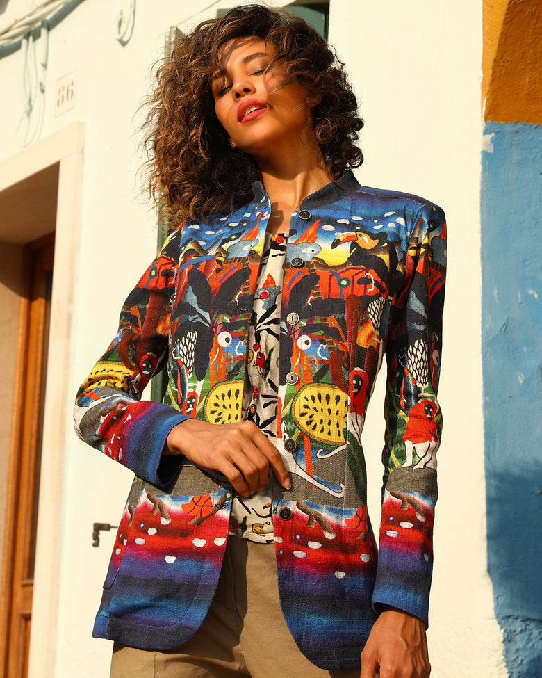 vêtement artist la marque veste-bahia