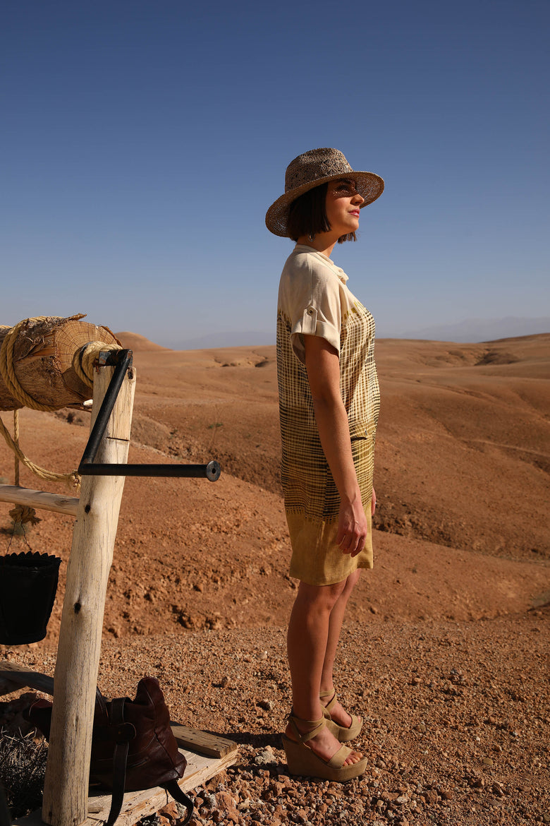 vêtement artist la marque robe-safari