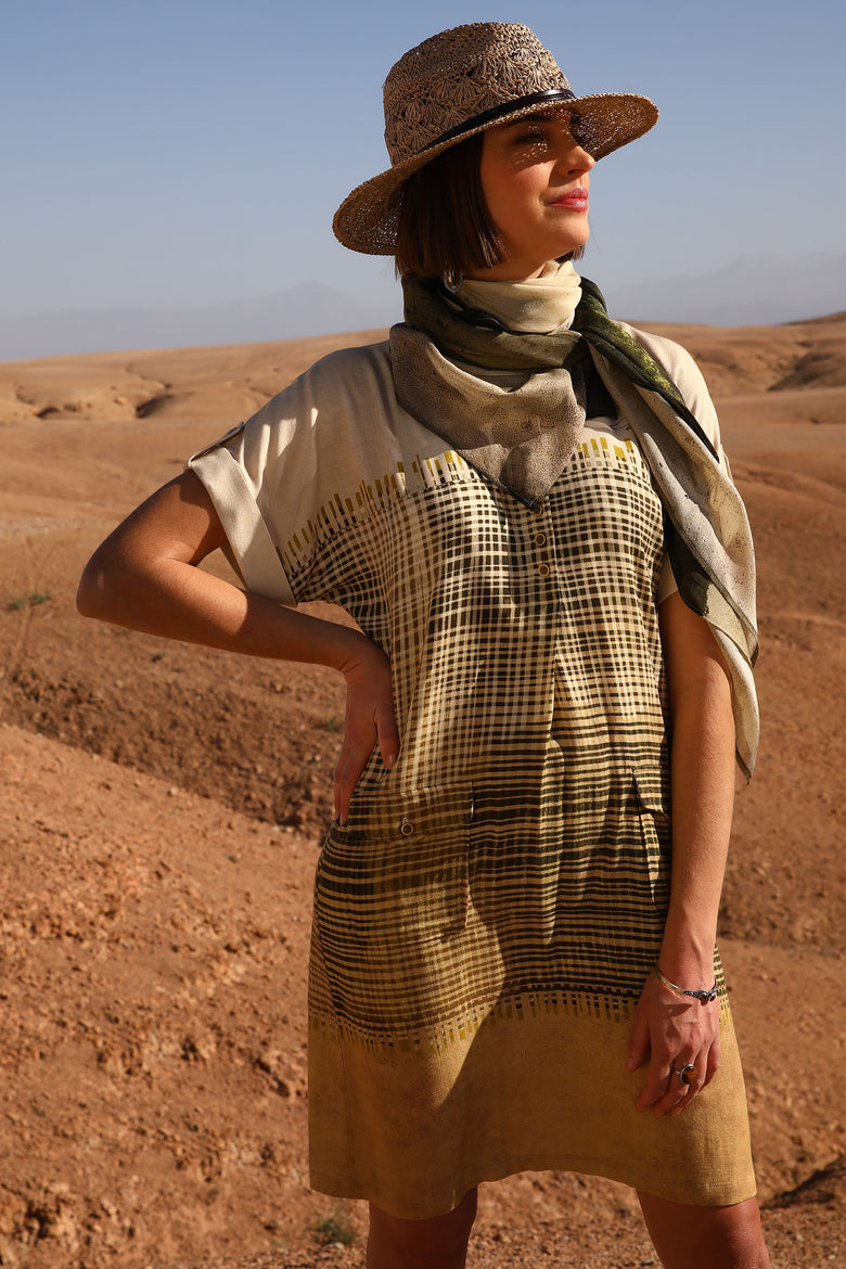 vêtement artist la marque robe-safari