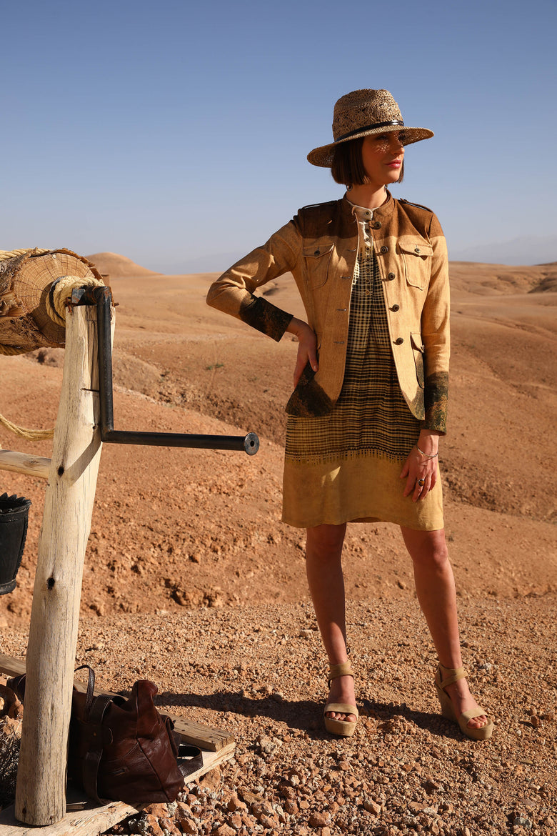 vêtement artist la marque robe-safari