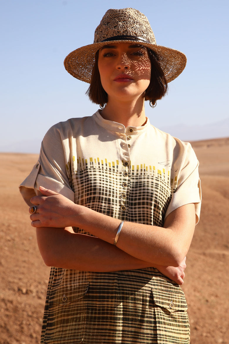 vêtement artist la marque robe-safari