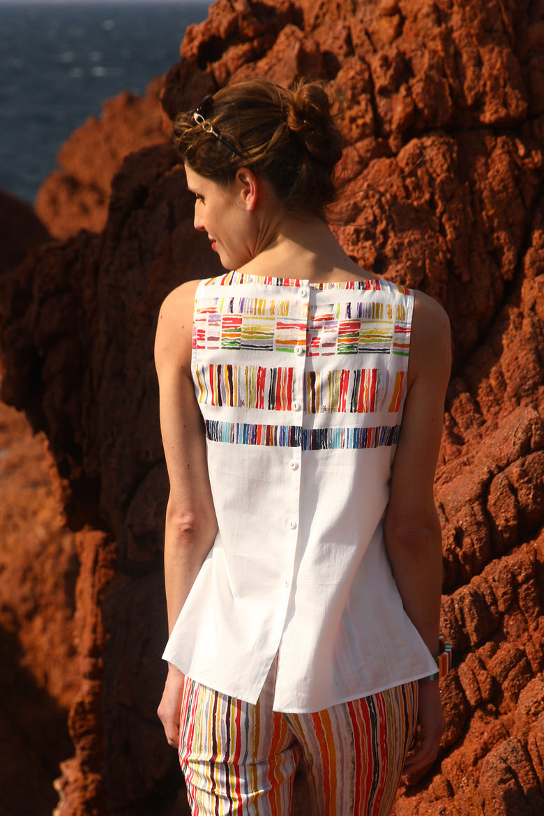 vêtement artist la marque top-sans-manches-romance