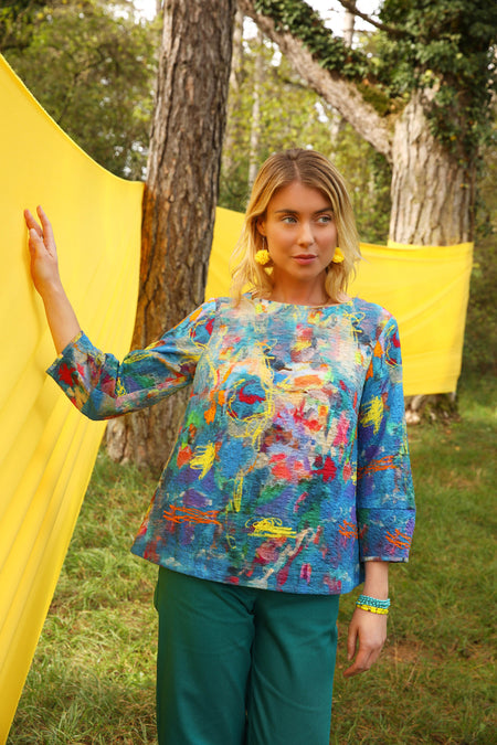 vêtement artist la marque le-pantalon-bleu-ecoutons-nos-paysages