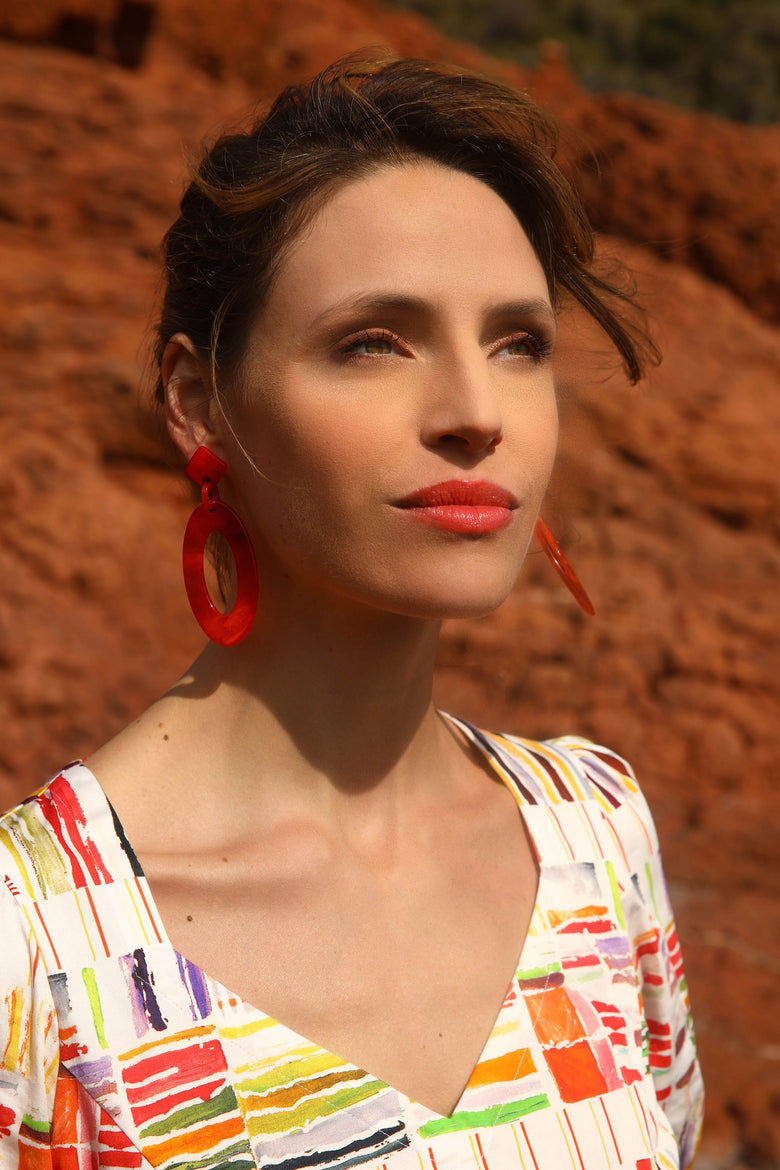 vêtement artist la marque robe-imprimee-romance