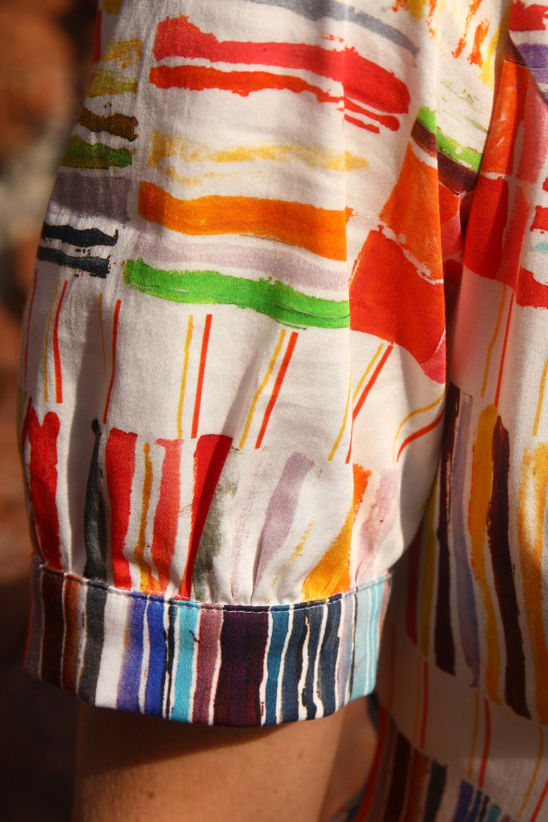vêtement artist la marque robe-imprimee-romance