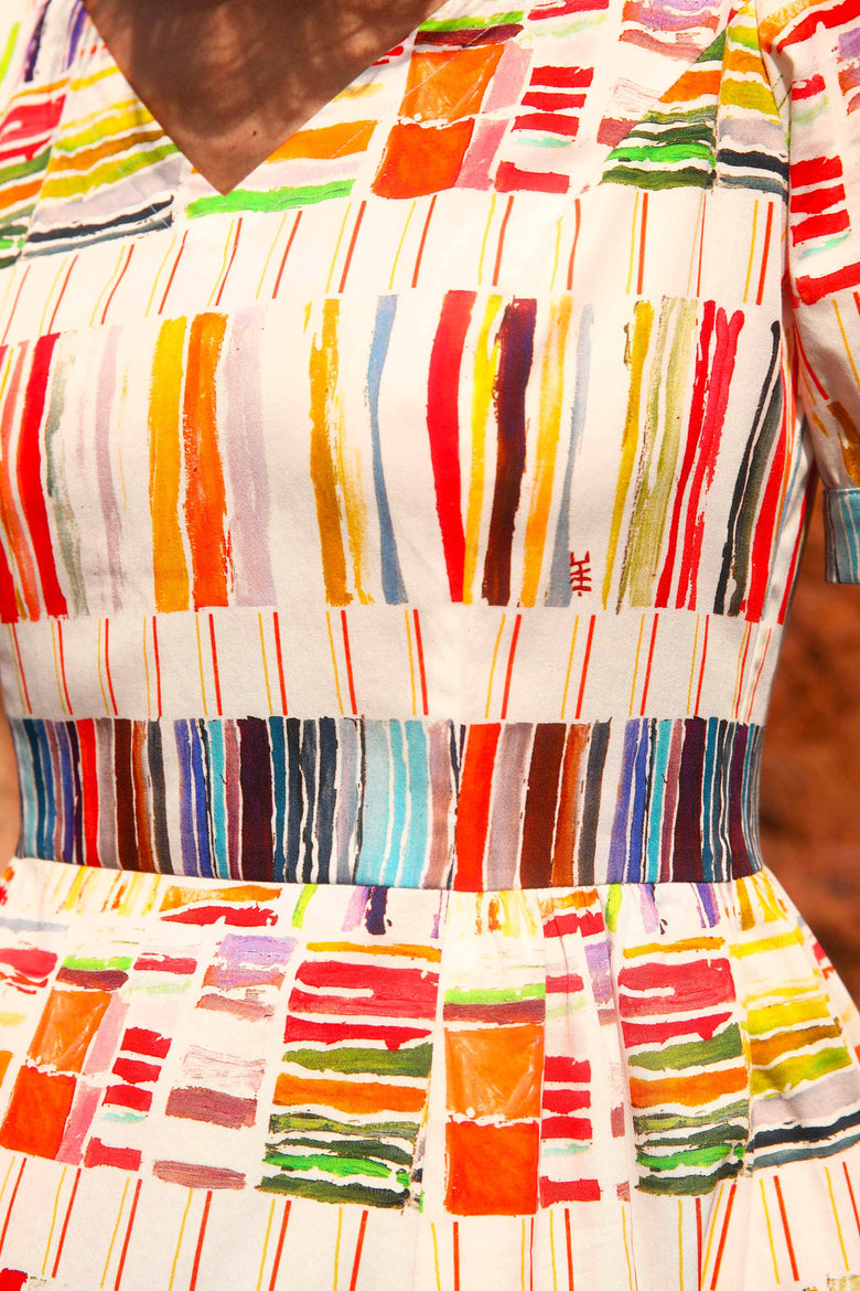 vêtement artist la marque robe-imprimee-romance