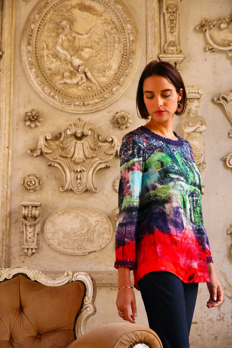 vêtement artist la marque top-long-barocco