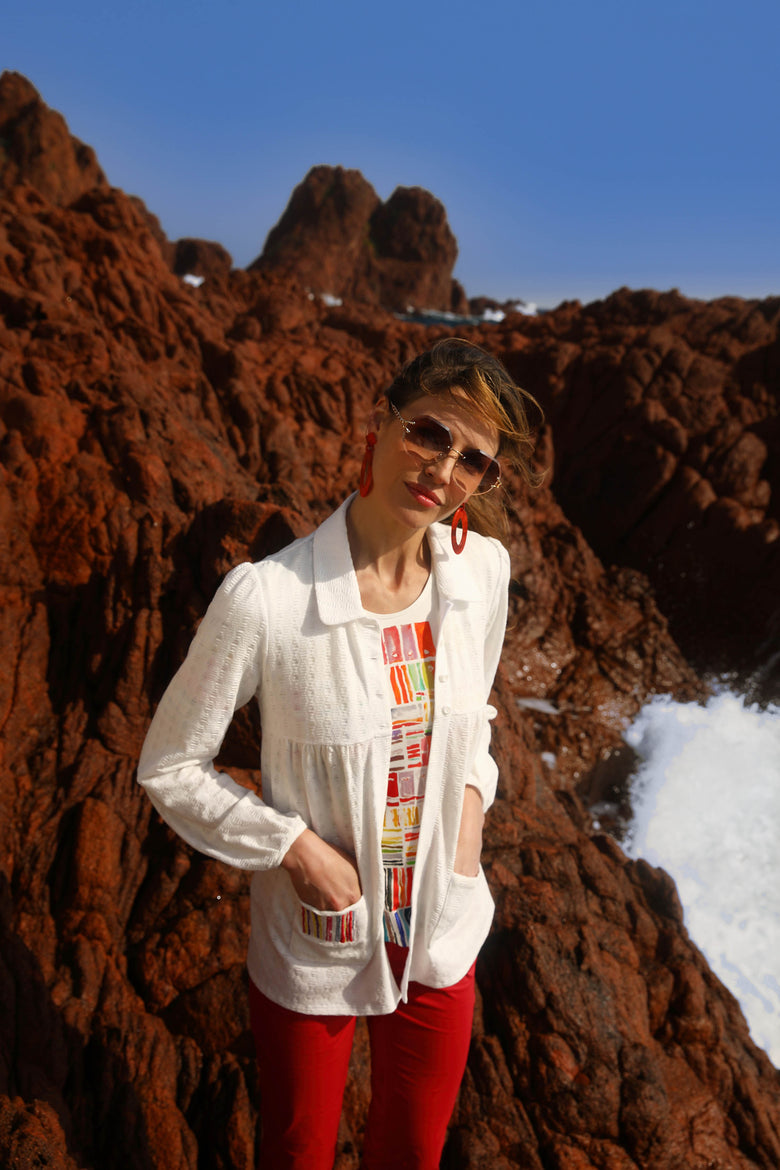 vêtement artist la marque veste-romance