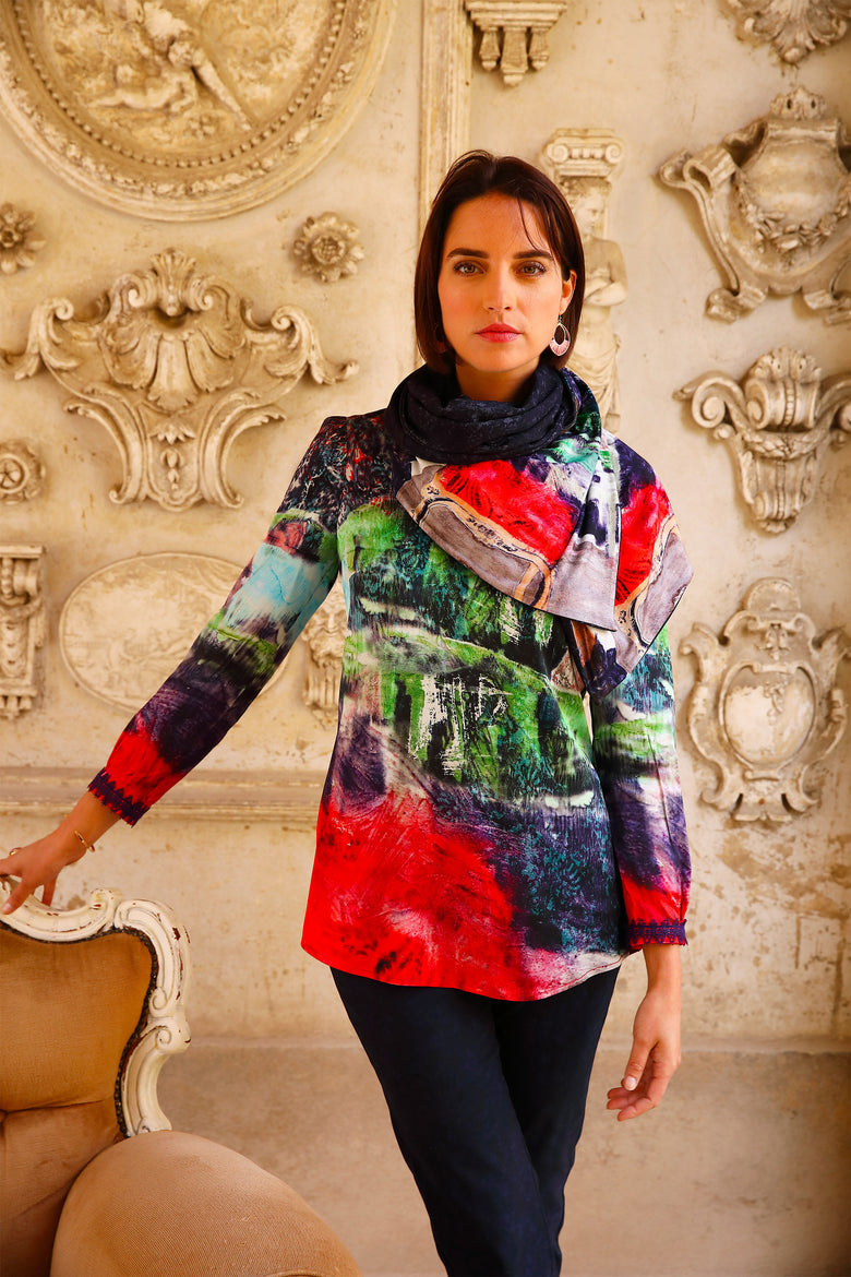 vêtement artist la marque top-long-barocco