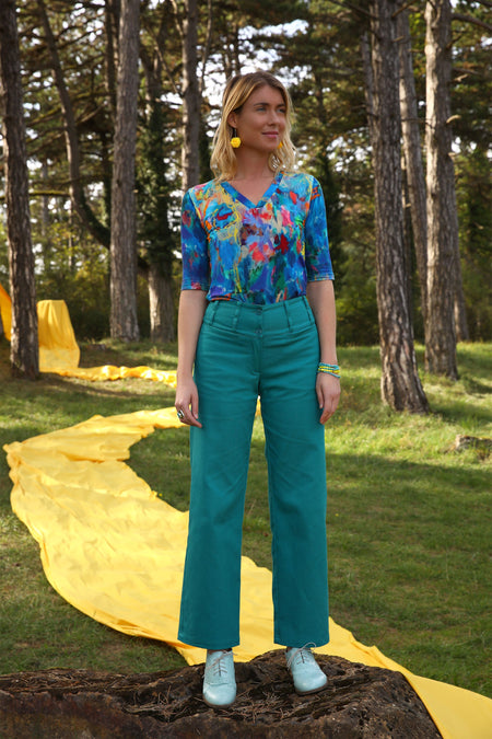 vêtement artist la marque le-pantalon-bleu-ecoutons-nos-paysages