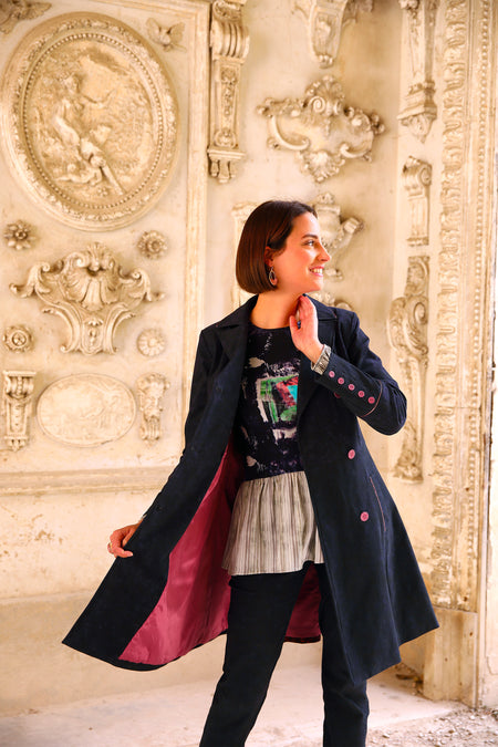 vêtement artist la marque manteau-barocco