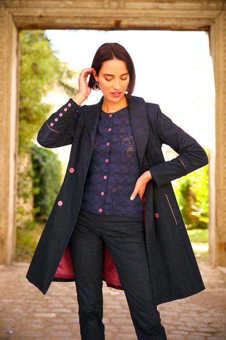 vêtement artist la marque manteau-barocco