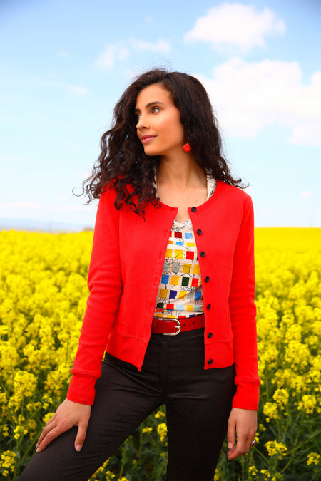 vêtement artist la marque cardigan-tricote-lhf