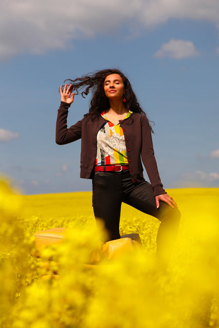 vêtement artist la marque cardigan-tricote-lhf