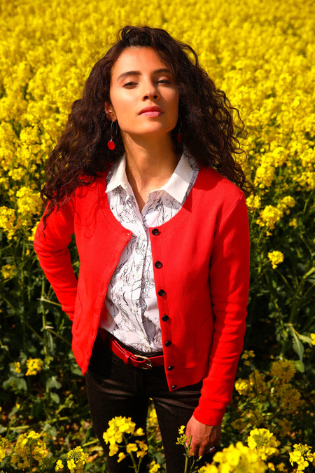 vêtement artist la marque cardigan-tricote-lhf