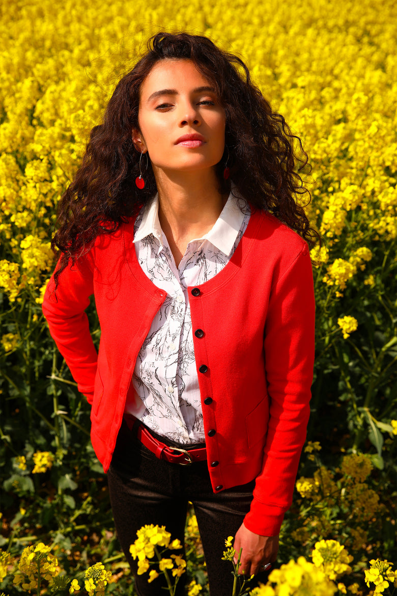 vêtement artist la marque cardigan-tricote-lhf
