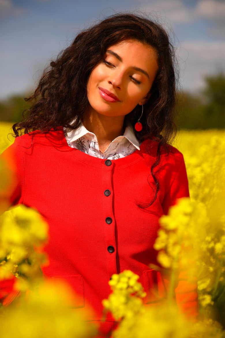 vêtement artist la marque cardigan-tricote-lhf