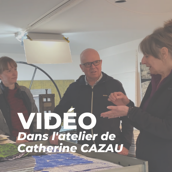 Vidéo - Dans l'atelier de Catherine Cazau.