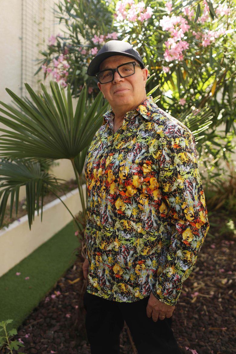 vêtement artist la marque chemise-homme-a-fleur-de-peau