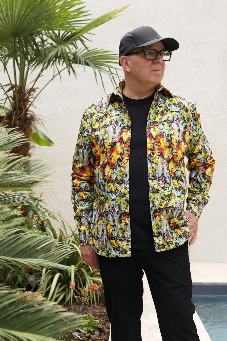vêtement artist la marque chemise-homme-a-fleur-de-peau
