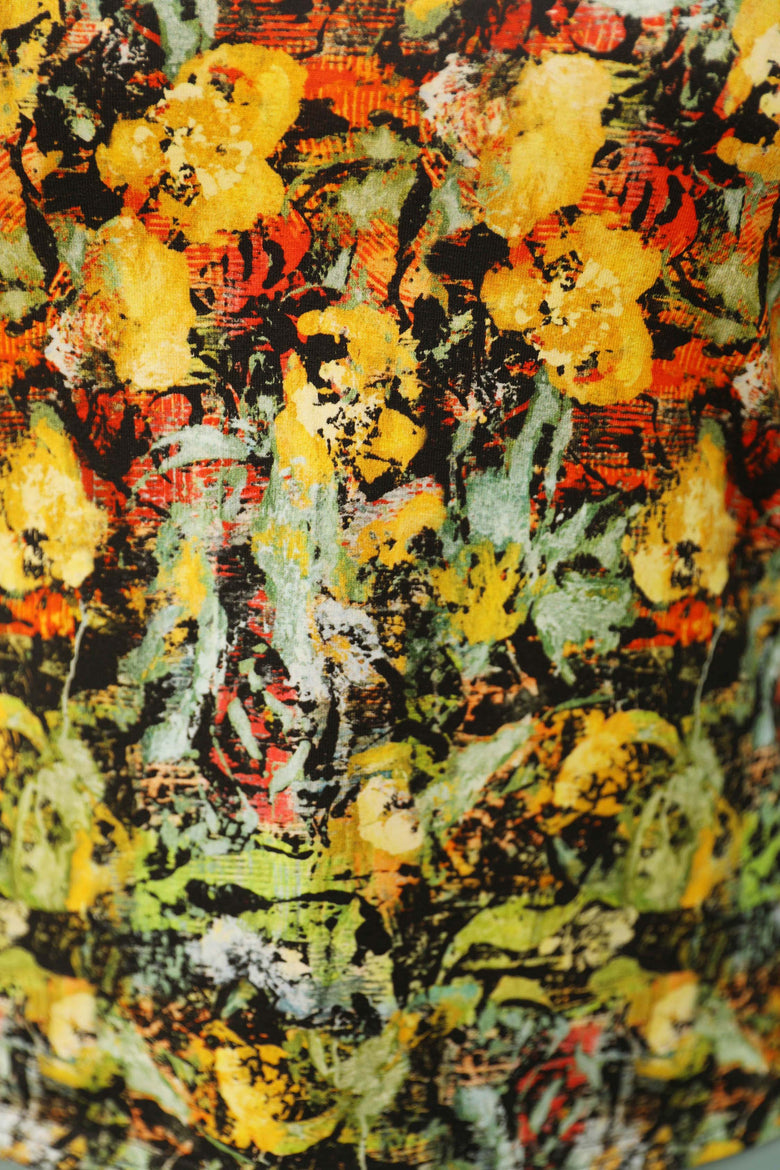 vêtement artist la marque top-imprime-a-fleur-de-peau