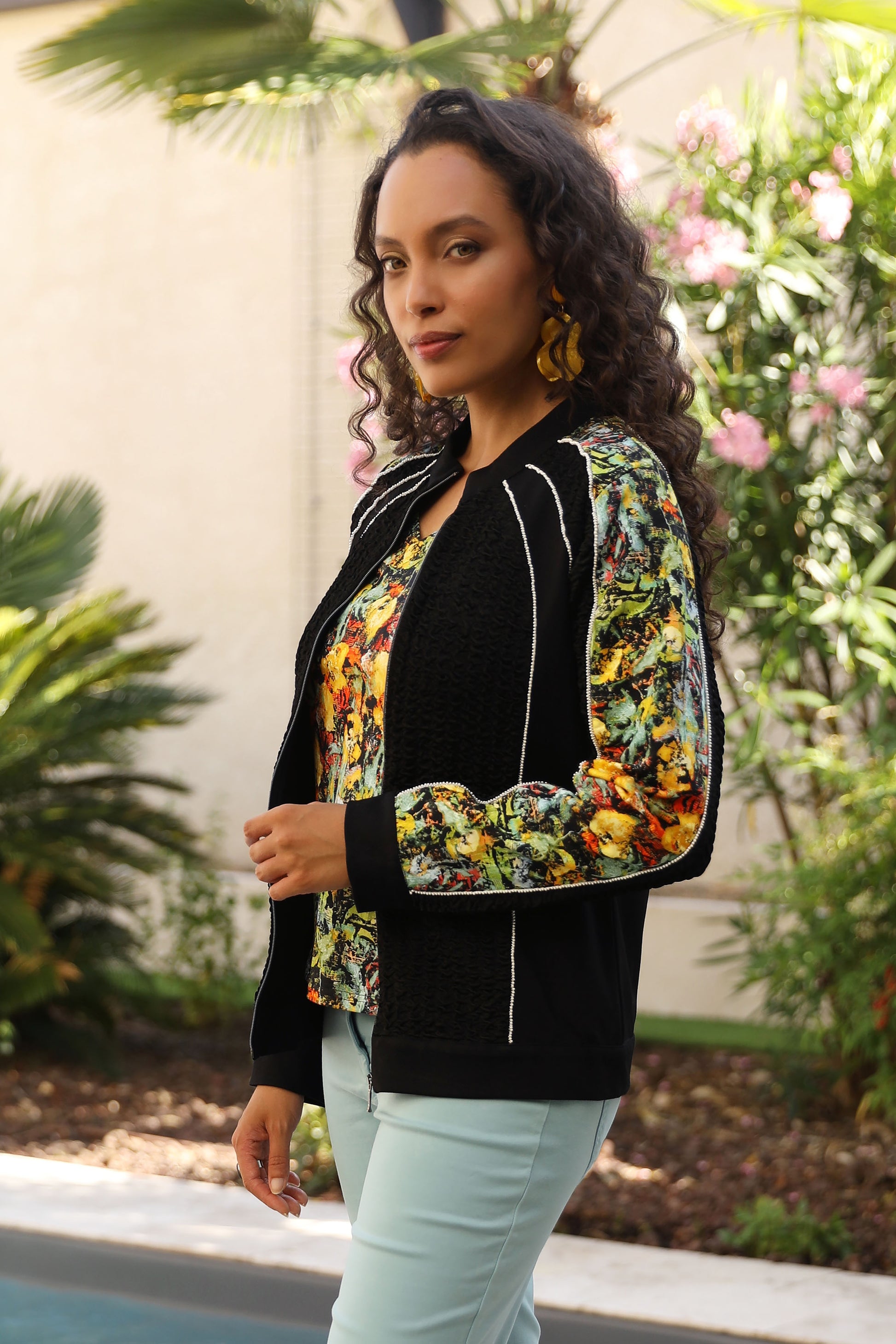 LE CARDIGAN ZIPPÉ | A FLEUR DE PEAU