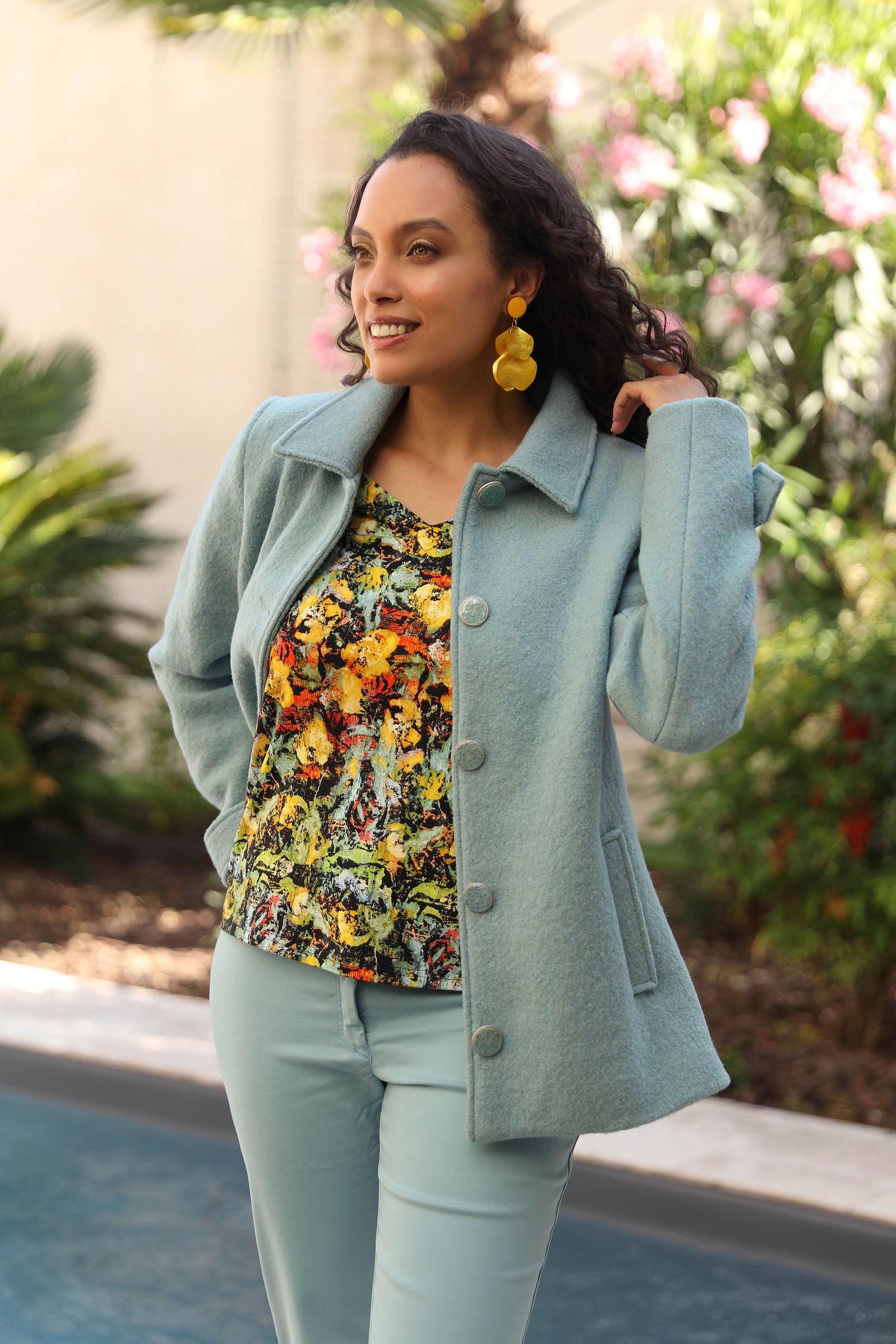 LA VESTE EN LAINE | A FLEUR DE PEAU